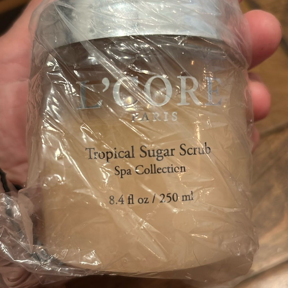 L’Core Paris Sugar Scrub Exfoliator, New And Sealed